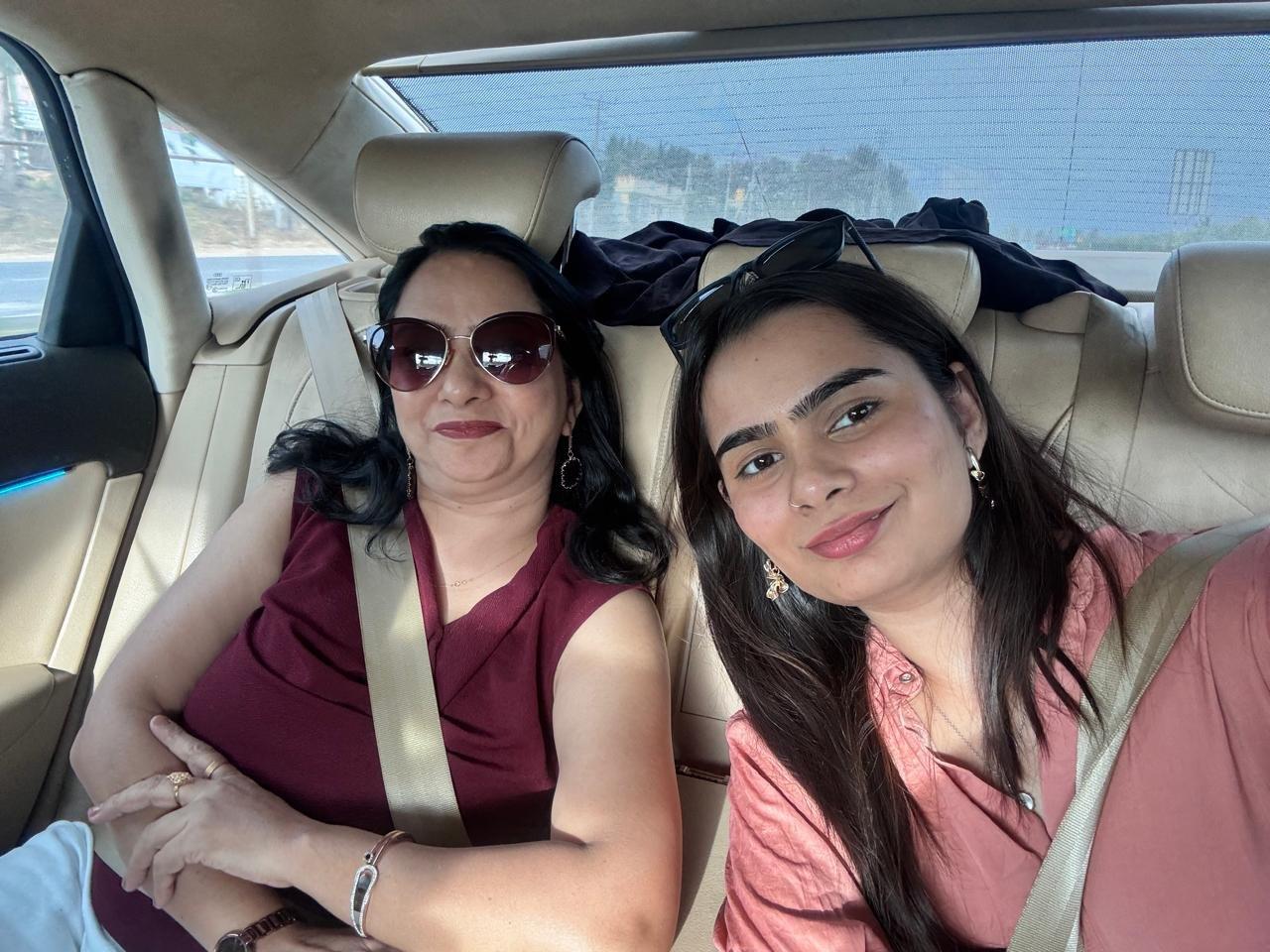 Aparna Sharma with her daughter